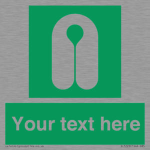 Custom sign safe condition Lifejacket